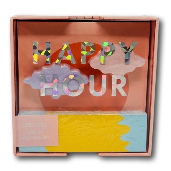 Happy Hour Deluxe Notepad Sticky Note Set - Picture 1 of 5